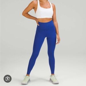 Lululemon brushed nulux in Psychic Blue size 6